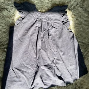 Universal Thread Goods Co. Size M Blue/Gray Women’s Pleated Tank Top